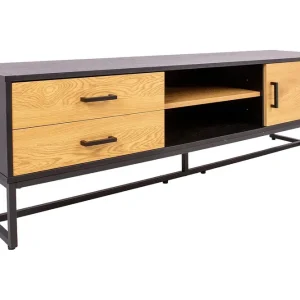 Kampanjpris Amsterdam TV-nivå 160 cm Ek/Svart - Möbler