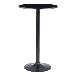 Wohnling Willowdale Barbord 60 cm Runt Svart - Möbler Billig