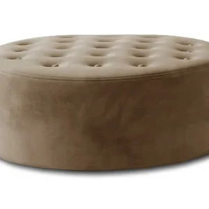 Montyda Sittpuff Rund Beige - Möbler Fynd