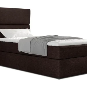 Snabb leverans Arcore Förvaringssäng 90x200cm Vertikal Söm Brun - Möbler