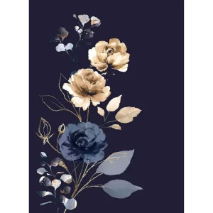 Snabb leverans Tavla Navy Glam 50x70 cm - Inredning