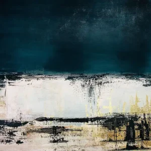 Canvastavla Blue Abstract 80x120 cm - Inredning Trygg betalning