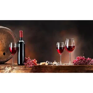 I lager Tavla Wine Glasses 30x80 cm - Inredning