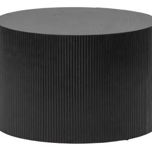 Senan Sidobord 60 cm Runt Svart - Möbler risnedsättning