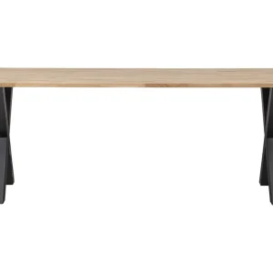 Lägg i varukorgen Tablo Matbord X-Formade Ben 200 cm Ek/Svart - Möbler