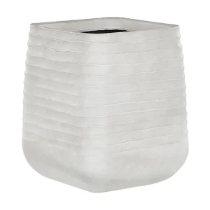 Trygg betalning Kruka 50 x 50 x 49 cm vit PARIKIA Vit - Inredning
