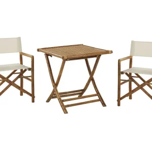 Trygg betalning Balkongset vit/beige MOLISE/SPELLO Trä/natur - Utemöbler & utemiljö