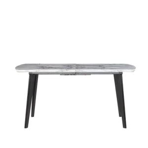 Kampanj Matbord hopfällbart 160/200 x 90 cm MOSBY Vit - Möbler