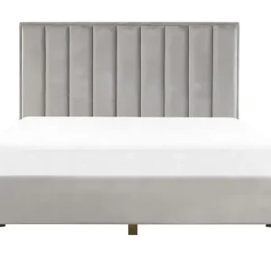 Dubbelsäng med förvaring 180x200 cm SEZANNE Grå - Möbler Köp nu