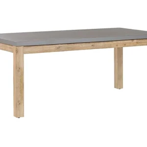 Trädgårdsbord 180 x 90 cm grå OSTUNI Grå - Utemöbler & utemiljö Fri frakt