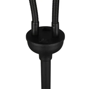 Extra rabatt Trio Lighting Tommy Golvlampa 2L E14 mattsvart/ guld Matt svart/Guld - Belysning