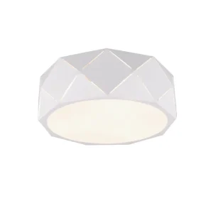 Erbjudandepris Trio Lighting Zandor Plafond 3L E27 mattvit Matt vit - Belysning