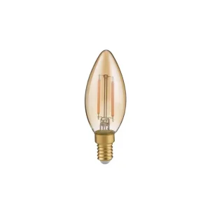 Trio Lighting Filament Lampa Ljusformad 2W 250Lm 2700K LED E14 Brun Brun - Belysning Populär