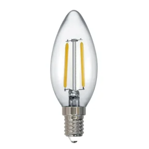 Expressleverans Trio Lighting Filament Lampa Ljusformad 2W 250Lm 2700K LED E14 - Belysning