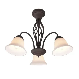 Begränsat erbjudande Trio Lighting Rostica Plafond 3L E27 rustik Rustik - Belysning