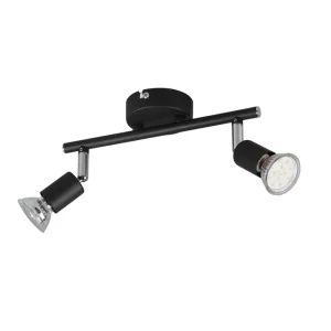 Kundfavorit Trio Lighting Paris Spotlight 2L GU10 mattsvart Matt svart - Belysning