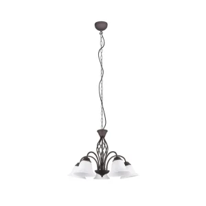 Erbjudande Trio Lighting Rostica Ljuskrona 5L E27 rustik Rustik - Belysning