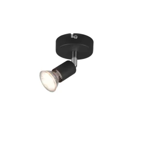 Trio Lighting Paris Spotlight 1L GU10 mattsvart Matt svart - Belysning Erbjudande