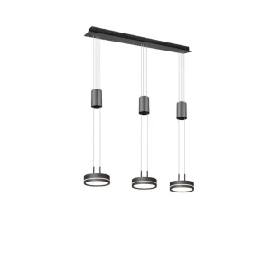 Outlet Trio Lighting Franklin LED Taklampa 3L antracit Antracit - Belysning