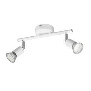 Billig Trio Lighting Paris Spotlight 2L GU10 mattvit Matt vit - Belysning