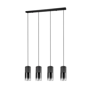 Trio Lighting Robin Taklampa 4L E27 mattsvart Matt svart - Belysning Populärt val