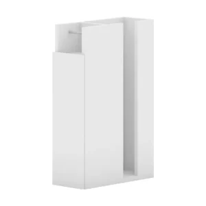 Trygg betalning Badrumsförvaring Papeleria 42x66 cm 3 Hyllor Vit - Förvaring