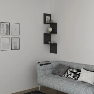 Populär Baghana Vägghylla 25x25 cm Antracit - Förvaring