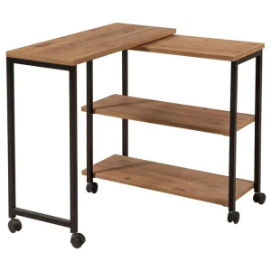 Lantenot Sidobord 76 cm Natur/Svart - Möbler Reapris