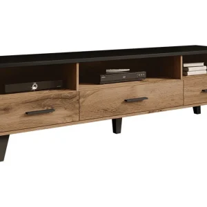 Kampanj Kardos Tv-möbelset 180 cm Natur/Svart - Möbler