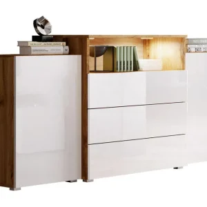 Outlet Urbanie Byrå 39x150 cm Vit/Natur - Förvaring
