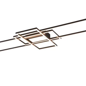 Endast denna vecka Trio Lighting Irvine LED Plafond antracit Antracit - Belysning
