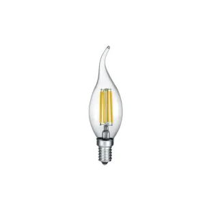 Trio Lighting LK LED E14 filament kron/böjd top 4W 470lm 2700K 3-steg - Belysning Lägg i varukorgen