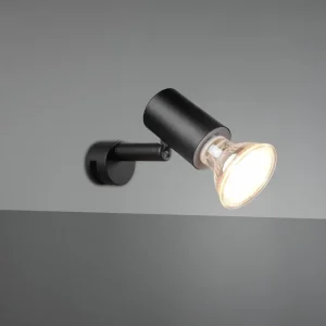 Trio Lighting Lorenzo H2O Vägglampa 1L GU10 mattsvart Matt svart - Belysning Billig