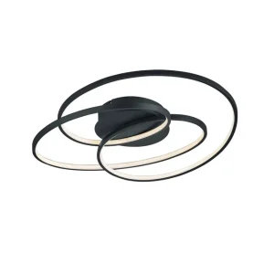 Trio Lighting Gale Plafond 60cm mattsvart Matt svart - Belysning Snabb leverans