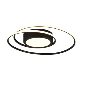 Trio Lighting Yava LED Plafond mattsvart Matt svart - Belysning Rabatt