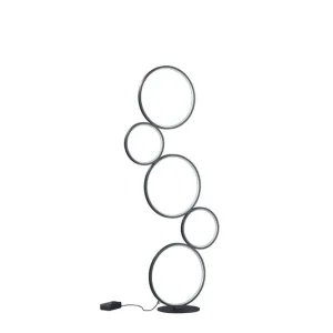 Trio Lighting Rondo LED Golvlampa mattsvart Matt svart - Belysning Rabatter