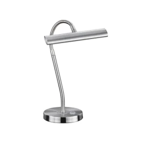Trio Lighting Curtis LED Bordslampa stål Stål - Belysning Begränsat erbjudande