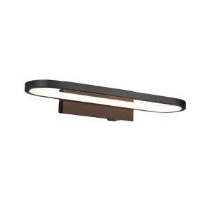 Trio Lighting Gianni H2O LED Vägglampa 40cm mattsvart Matt svart - Belysning Billig
