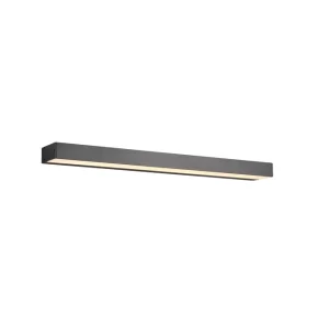 I lager Trio Lighting Rocco H2O LED Vägglampa 60cm mattsvart Matt svart - Belysning