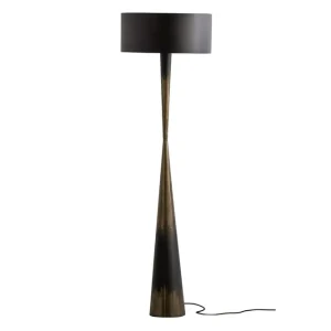 Endast denna vecka Aagtdorp Golvlampa Svart/Mässing - Belysning