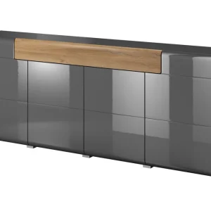 Toreno Sideboard 39x208 cm Antracit/Natur - Förvaring Sista chansen