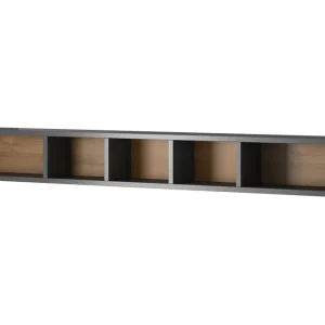 Toreno Highboard 19x169 cm Antracit/Natur - Förvaring Endast denna vecka