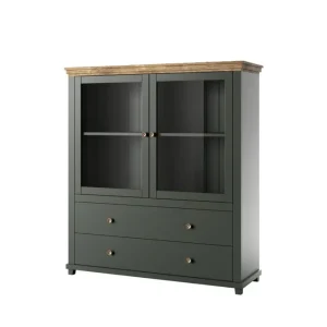 Ivreri Highboard 42x126 cm Khaki/Natur - Förvaring Kampanjpris