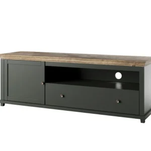 Ivreri Tv-bänk 181 cm Khaki/Natur - Möbler Kampanj