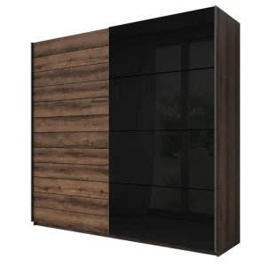 Bovera Garderob 61x270 cm Teak/Svart - Förvaring Sänkt pris