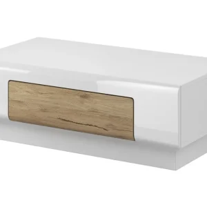 Toreno Soffbord 110 cm Vit/Natur - Möbler Bästa pris