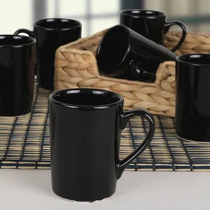 Bästa pris Kaffeservis 6-pack Svart - Servering & matlagning