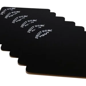 Bordstabletter 6-pack Svart - Textil & mattor Endast idag