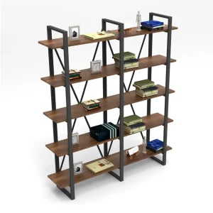 Rabatter Numandro Bokhylla 34x155 cm Teak - Förvaring