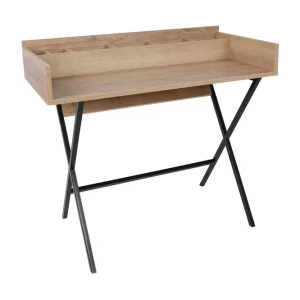 Pyke Sminkbord 100 cm Natur/Svart - Möbler Rabatter